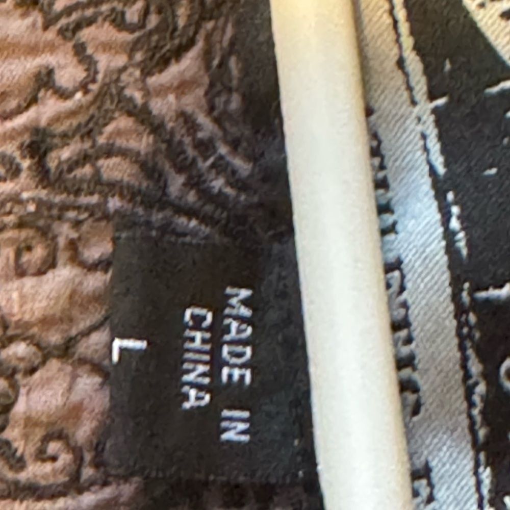BUCKLE BLACK LABEL Men Large Y2K embroidered Shuttle Strap button down Shirt - Picture 8 of 12